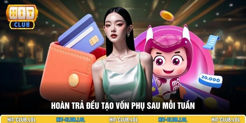 Hoàn trả đều tạo vốn phụ sau mỗi tuần
