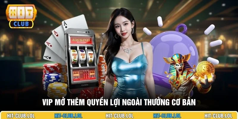 VIP mở thêm quyền lợi ngoài thưởng cơ bản